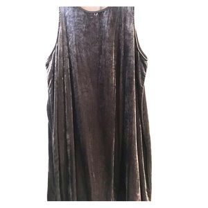 Gap Velvet grey dress